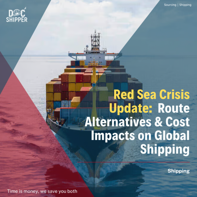 Red Sea shipping crisis container logistics