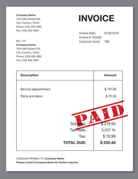 commercial invoice